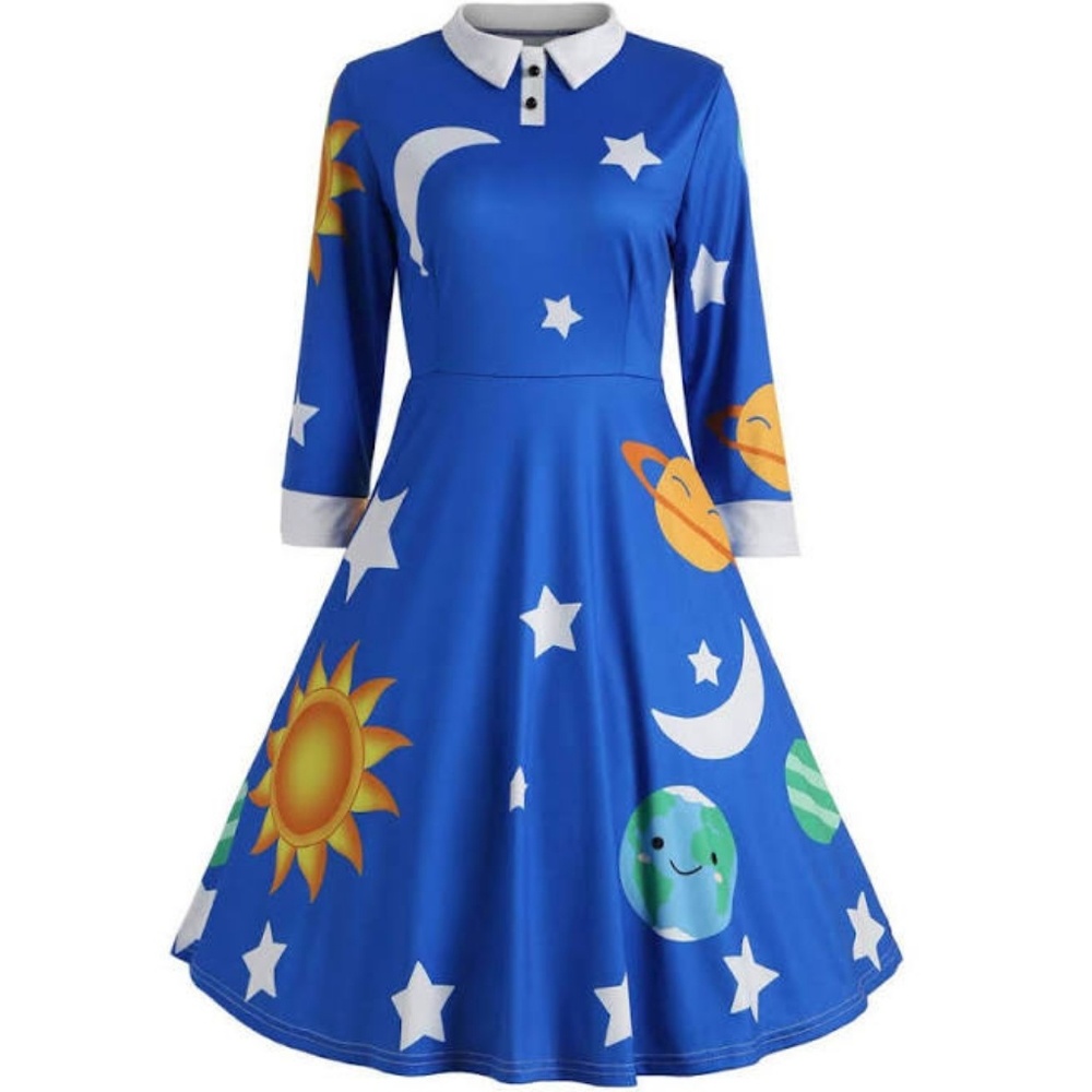 Vintage style space dress